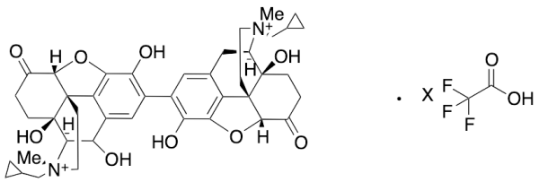 10’-Hydroxy-2,2’ bis-methylnaltrexone TFA Salt (>85%)