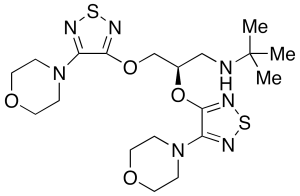 2-[4-(4-Morpholinyl)-1,2,5-thiadiazol-3-yl] (R)-(+)-Timolol Ether