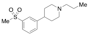 4-(3-Methylsulfonylphenyl)-1-propylpiperidine