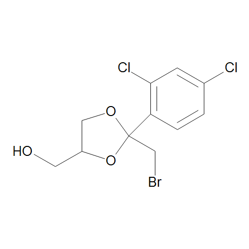 2-(Bromomethyl)-2-(2,4-dichlorophenyl)-1,3-dioxolane-4-methanol (Mixture of diastereomers)