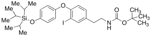 N-tert-Butoxycarbonyl-O-triisopropylsilyl 3-iodothyronamine