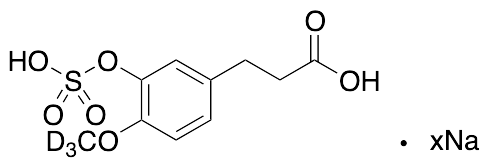 Dihydro Isoferulic Acid-d3 3-O-Sulfate Sodium Salt