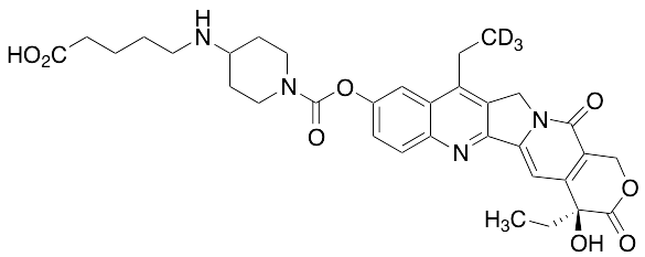 7-Ethyl-10-(4-N-aminopentanoic acid)-1-piperidino)carbonyloxycamptothecin-d3