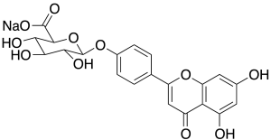 Apigenin 4'-O-b-D-Glucuronide Sodium Salt (~90%)