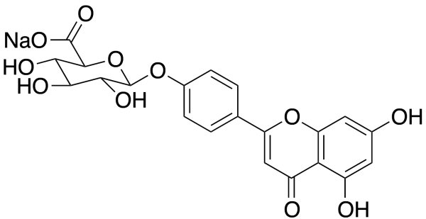 Apigenin 4'-O-b-D-Glucuronide Sodium Salt (~90%)