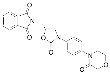 2-[[(5R)-2-Oxo-3-[4-(3-oxo-4-morpholinyl)phenyl]-5-oxazolidinyl]methyl]-1H-isoindole-1,3(2H)-dione