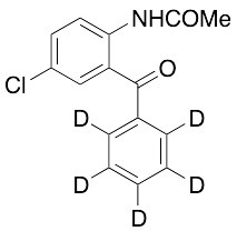 2-Acetamido-5-chlorobenzophenone-d5